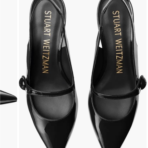 Stuart weitzman pointed toe slingback pump - Picture 2 of 6